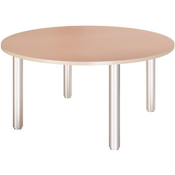 Стол круглый на регулируемых ножках, пастельные цвета Стол круглый на регулируемых ножках, пастельные цвета